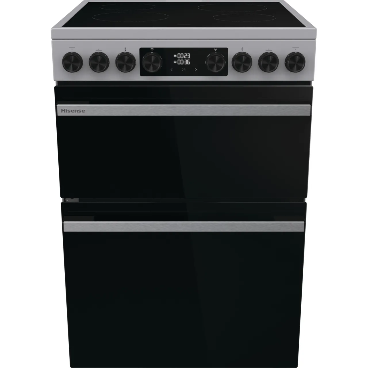 Hisense Hi6 Max HDCEC6C20X 60cm Electric Cooker with Ceramic Hob - Stainless Steel - A Rated (EX-DISPLAY/B)