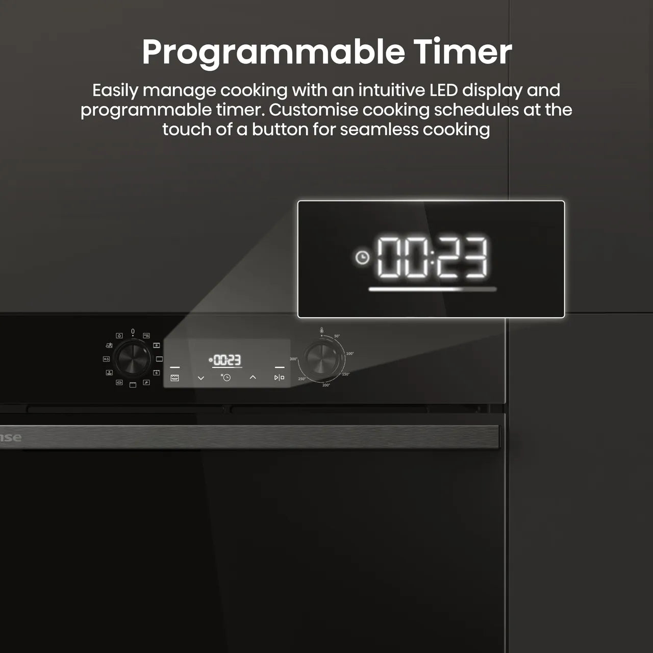 Hisense Hi2 BI622ABPGUK Built In Electric Single Oven - Jet Black - A Rated (EX-DISPLAY/A)