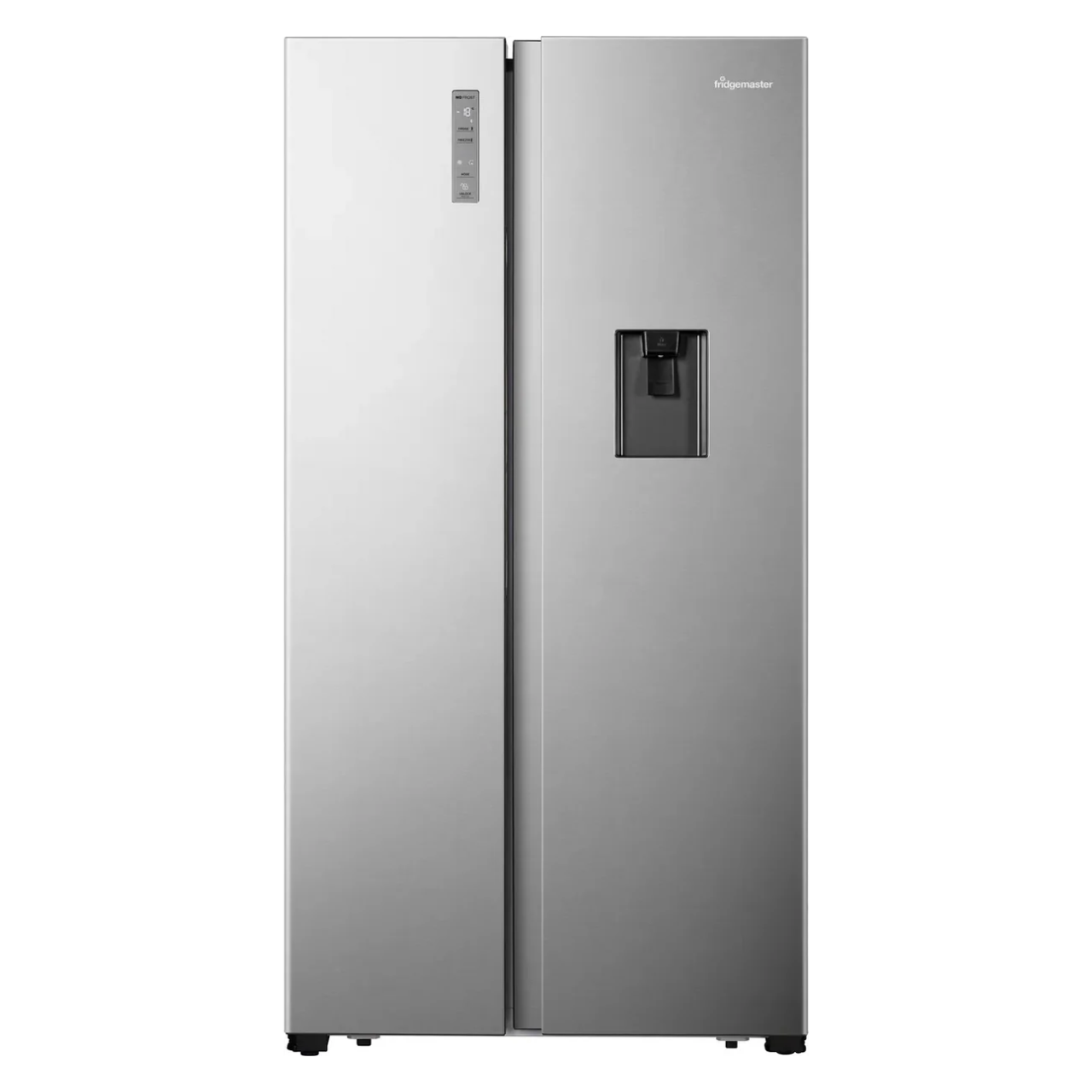 Fridgemaster MS91520DES Non-Plumbed Total No Frost American Fridge Freezer - Silver (EX-DISPLAY/C)