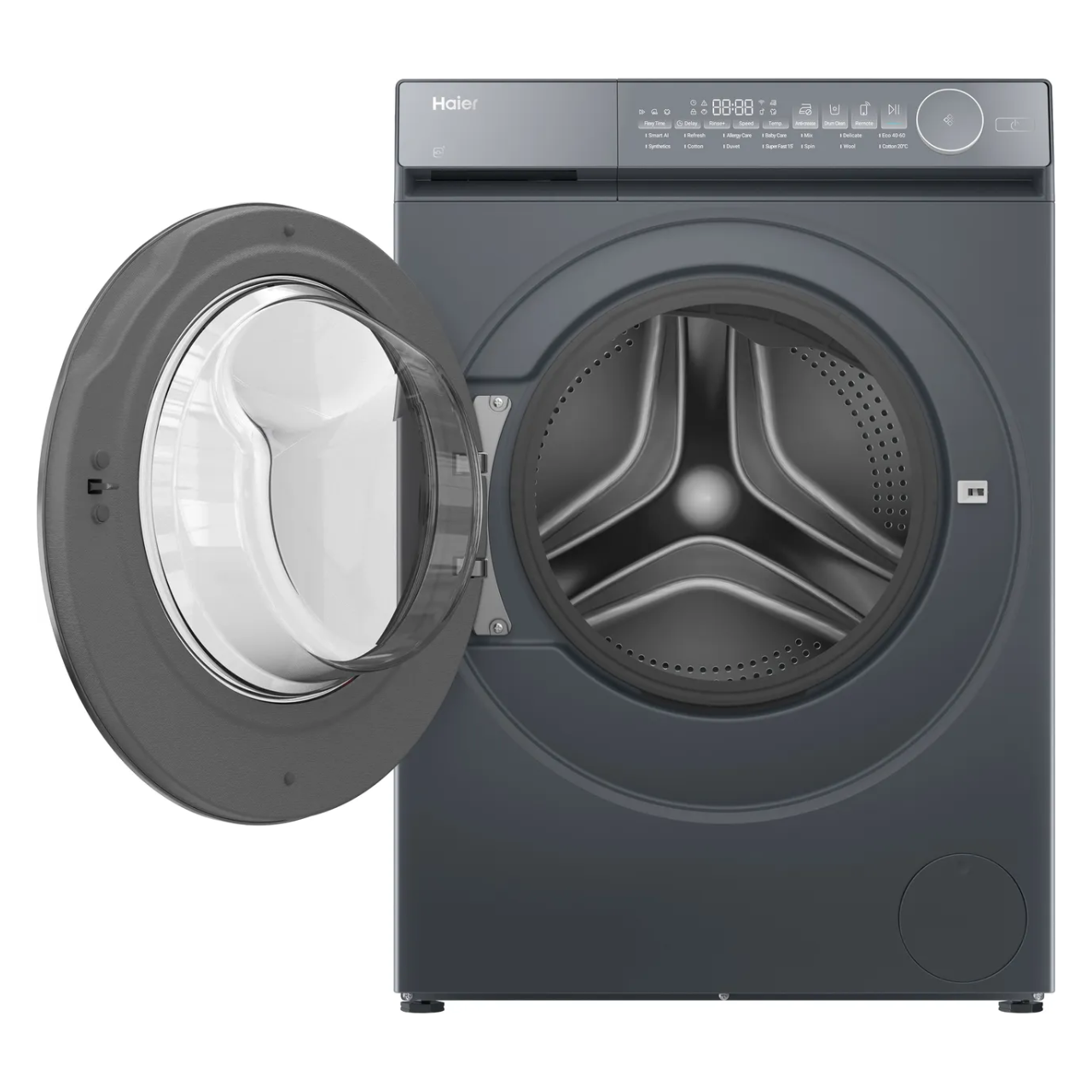 Haier X Series 7 HW90-B14367GTUUK 9kg WiFi Connected Washing Machine with 1400 rpm - Graphite - A Rated (EX-DISPLAY/A)