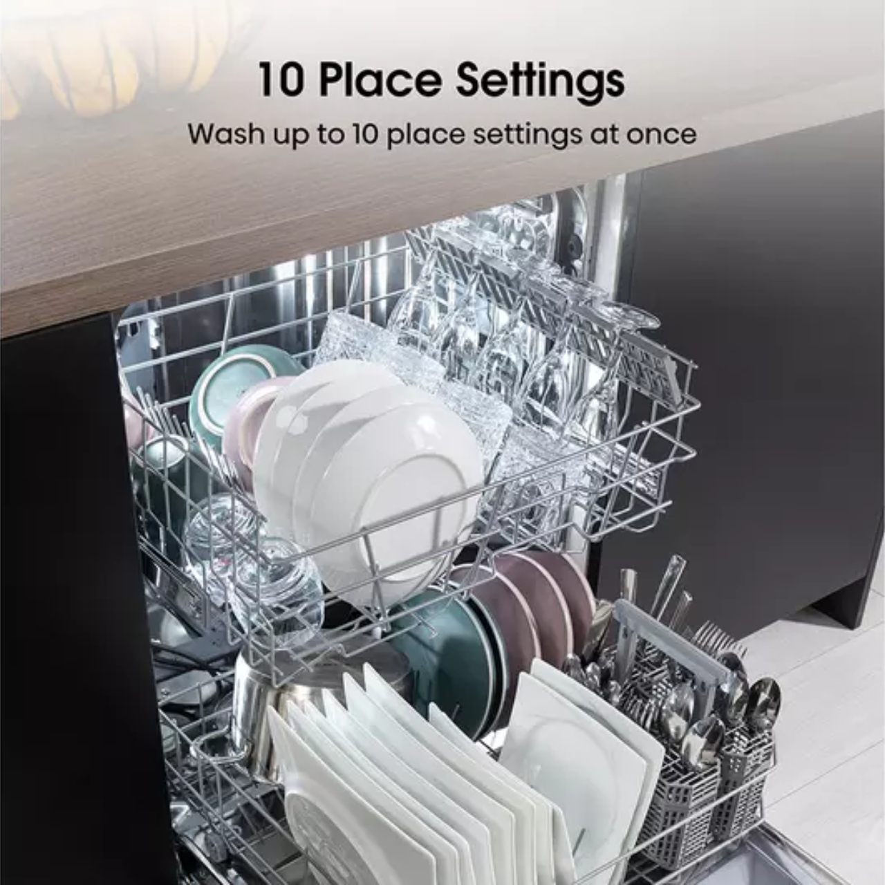 Hisense HS523E15WUK Slimline Dishwasher - White (EX-DISPLAY/C)