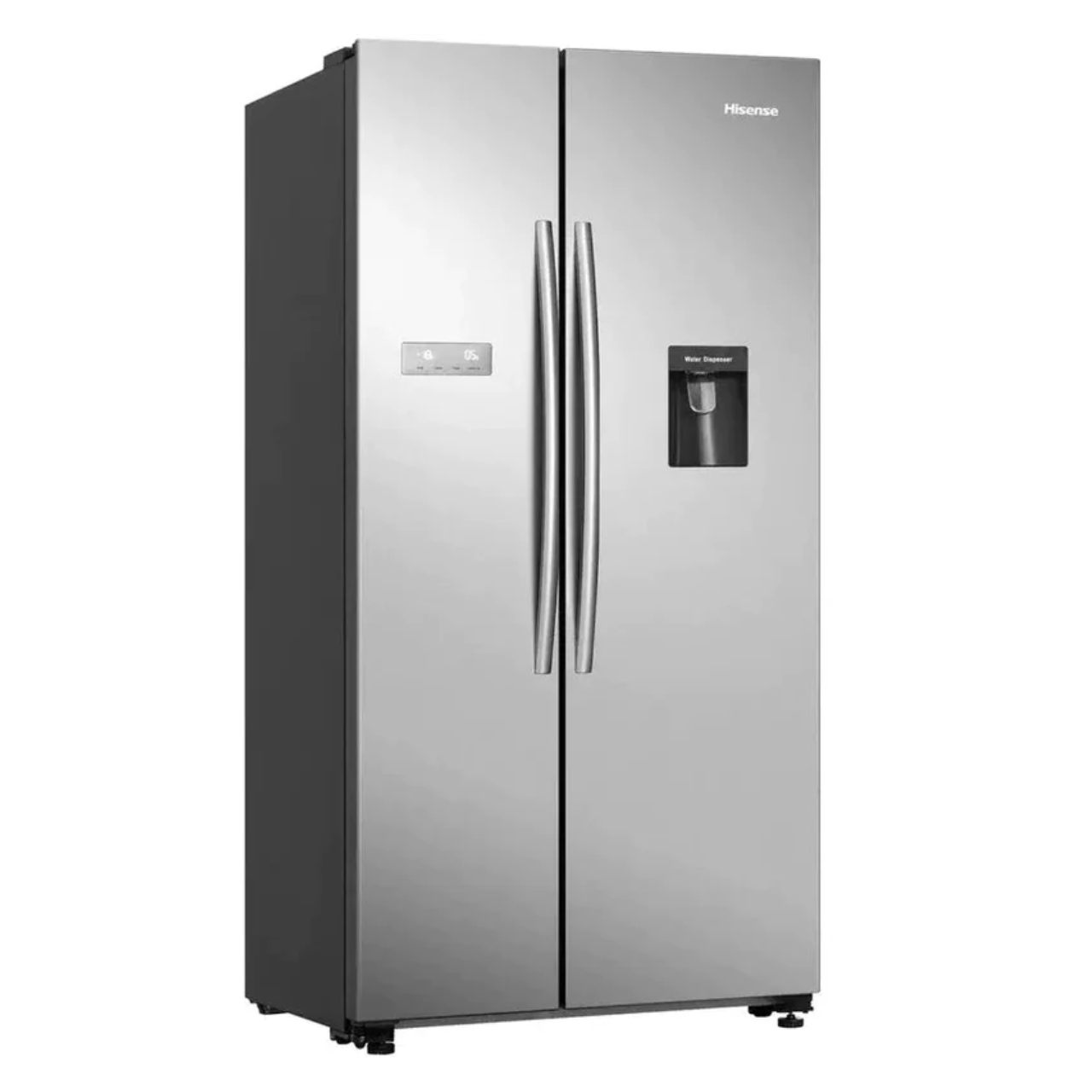 Hisense RS741N4WCE Non-Plumbed Total No Frost American Fridge Freezer - Stainless Steel (EX-DISPLAY/B)