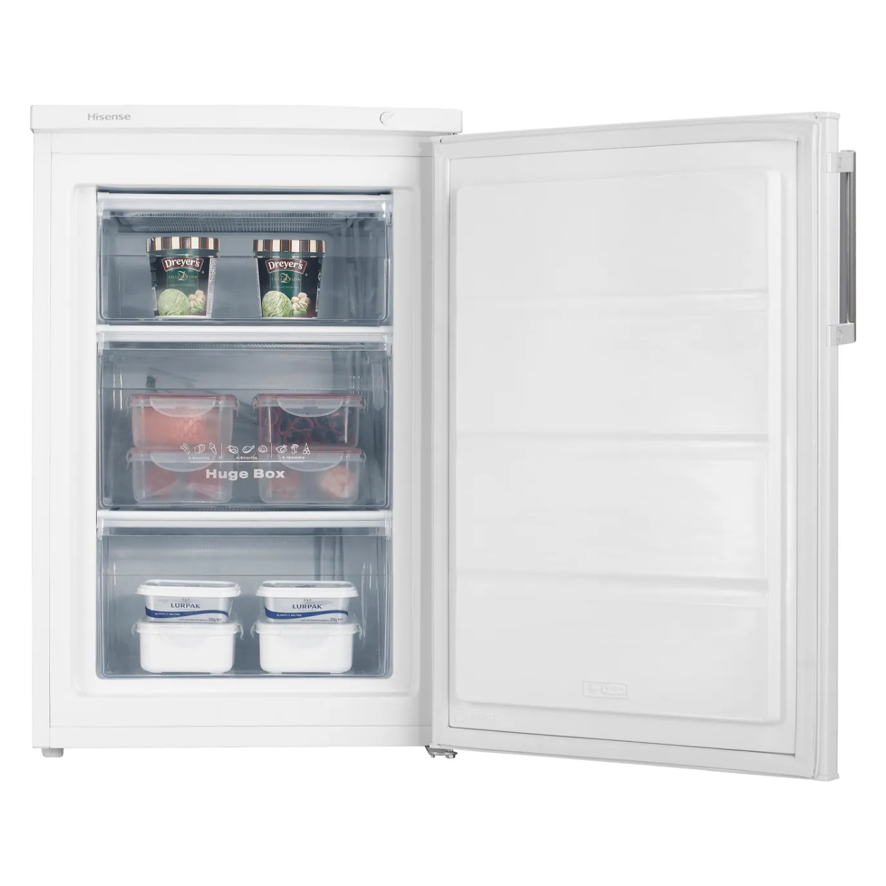 Hisense FV105D4BW21 Under Counter Freezer - White - E Rated (EX-DISPLAY/A)