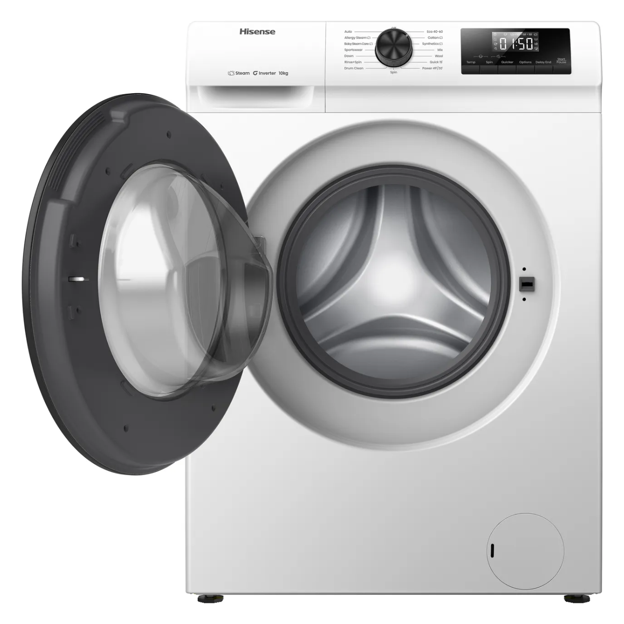 Hisense 1Q Series WF1Q1041BW 10kg Washing Machine with 1400 rpm - White - A Rated (EX-DISPLAY/B)
