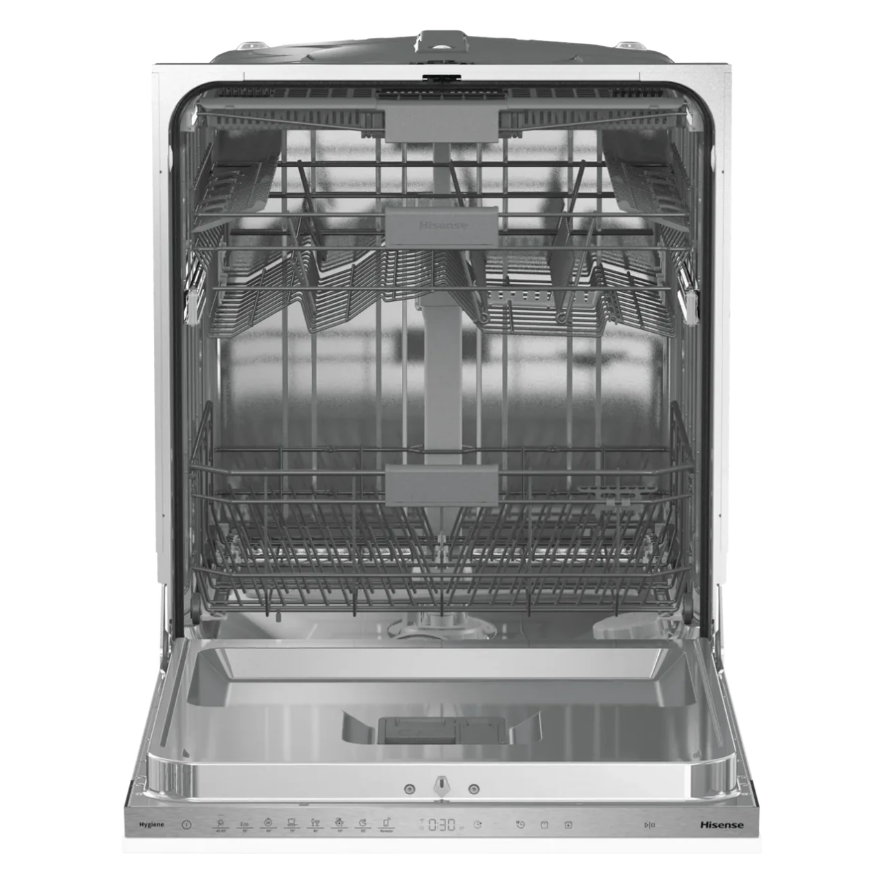 Hisense HV673C61UK Wifi Connected Fully Integrated Standard Dishwasher - Stainless Steel Control Panel (EX-DISPLAY/A)