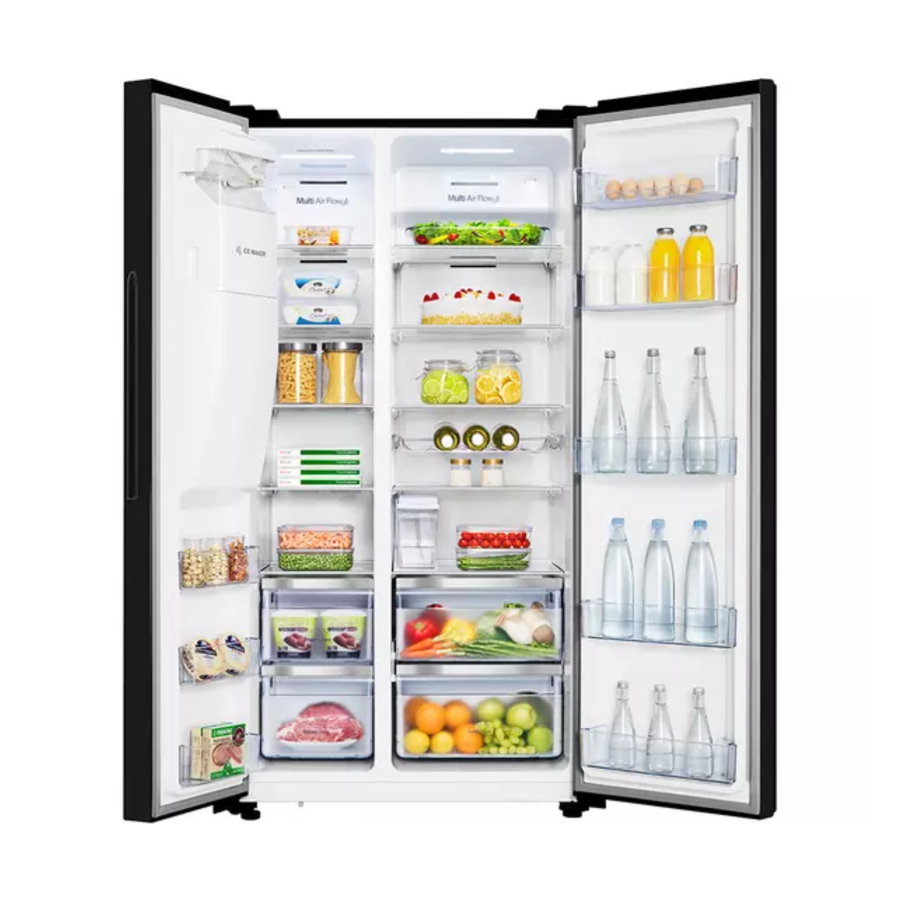 Hisense RS694N4TBE Non-Plumbed Frost Free American Fridge Freezer (EX-DISPLAY/B)