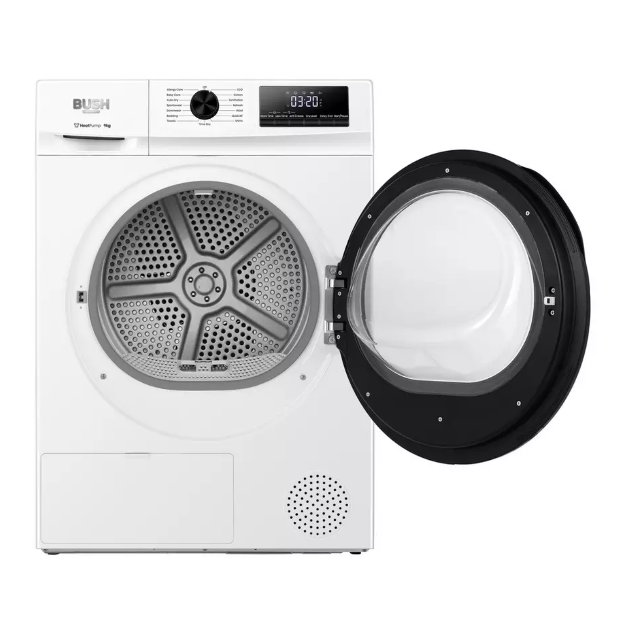 Bush TDHP9KG2025 9KG Heat Pump Tumble Dryer - White - A++ Rated (EX-DISPLAY/C)