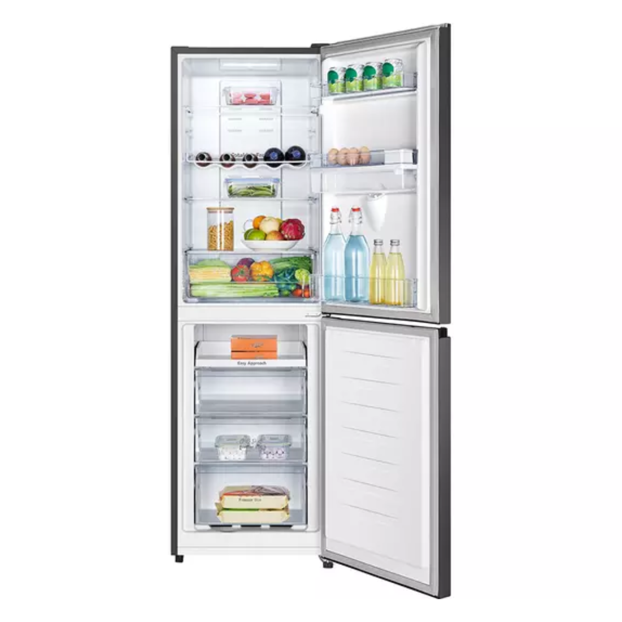 Hisense RB327N4WBE 50/50 No Frost Fridge Freezer - Black (EX-DISPLAY/B)