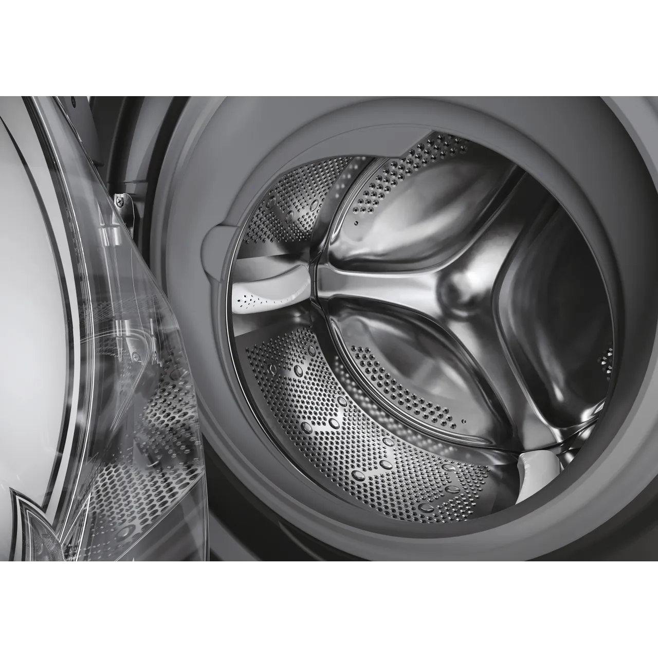 Hoover H-WASH&DRY 350 H3DPS6966TAMBR80 Wifi Connected 9Kg / 6Kg Washer Dryer with 1600 rpm - Graphite - D Rated [Wash&Dry], A Rated [Wash Only] (EX-DISPLAY/C)