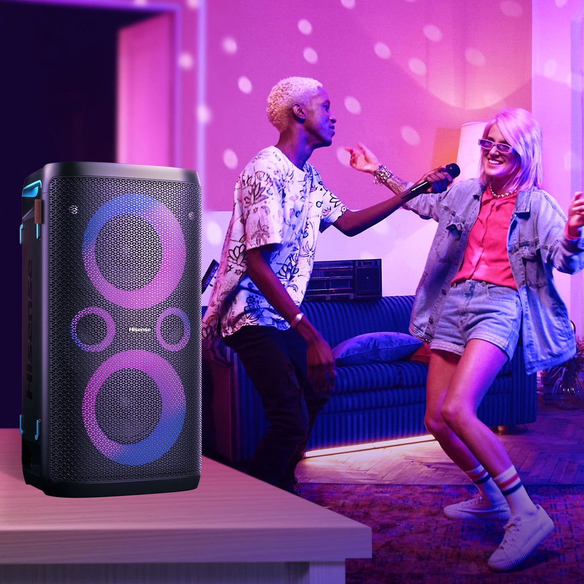 Hisense Party Speaker, 300 W, Bluetooth 5.0 - PARTY ROCKER ONE