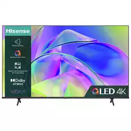 Hisense 50 Inch 50E78KQTUK Smart 4K UHD HDR QLED Freeview TV