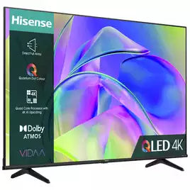 Hisense 50 Inch 50E78KQTUK Smart 4K UHD HDR QLED Freeview TV