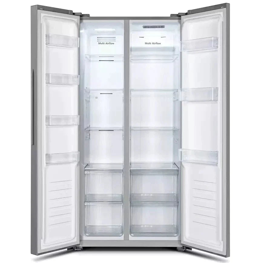 Fridgemaster MS83430ES Total No Frost American Fridge Freezer - Silver (EX-DISPLAY/C)