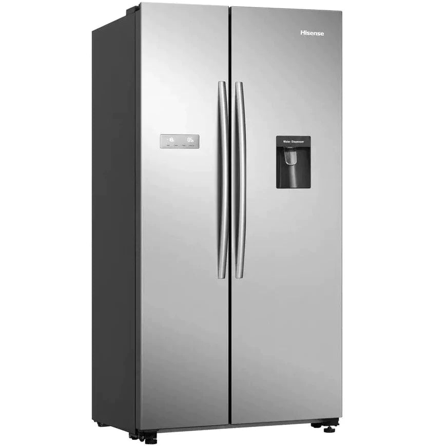 Hisense RS741N4WCE Non-Plumbed Total No Frost American Fridge Freezer - Stainless Steel (EX-DISPLAY/B)