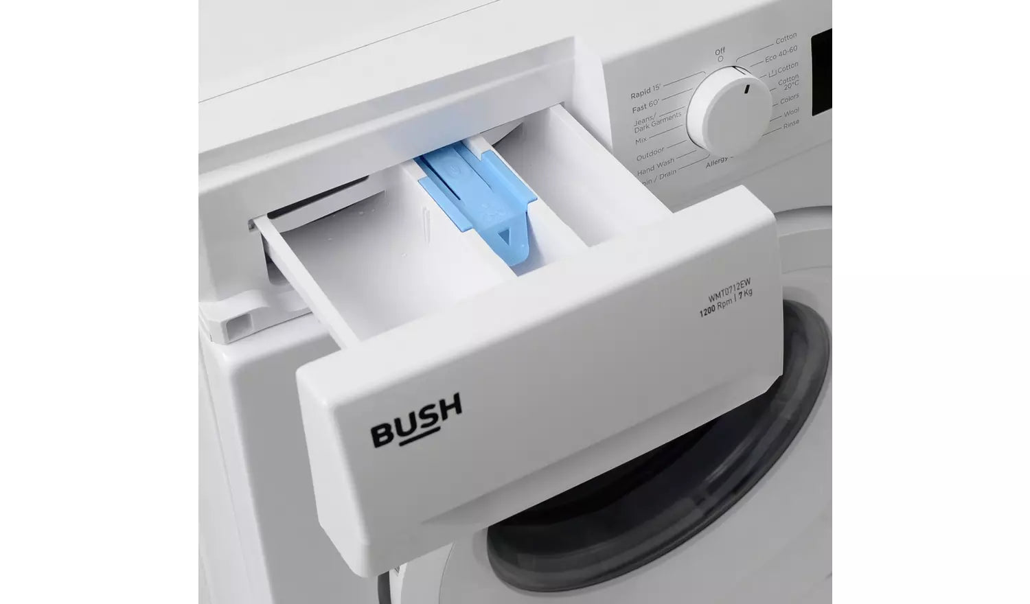 Bush WMT0712EW 7KG 1200 Spin Washing Machine - White (EX-DISPLAY/C)