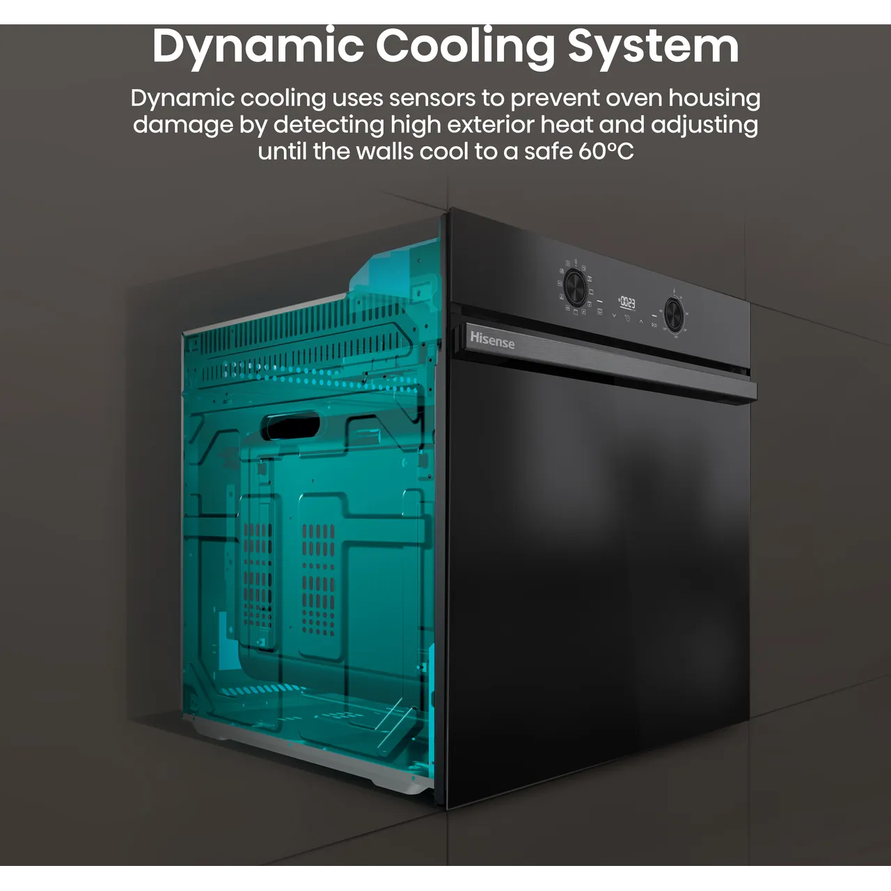 Hisense Hi2 BI622ABPGUK Built In Electric Single Oven - Jet Black - A Rated (EX-DISPLAY/A)