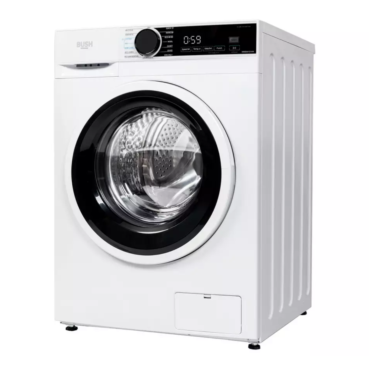 Bush WMSAA1214W 1400 12KG Spin Washing Machine - White - A Rated (EX-DISPLAY/C)