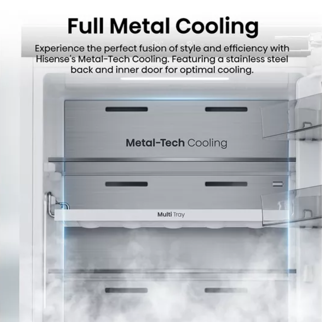 Hisense RB5B250SSWC Integrated Smart 60/40 Fridge Freezer - Fixed Hinge - C Rated (EX-DISPLAY/A)