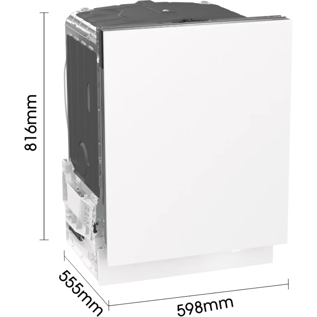Hisense HV673C61UK Wifi Connected Fully Integrated Standard Dishwasher - Stainless Steel Control Panel (EX-DISPLAY/B)
