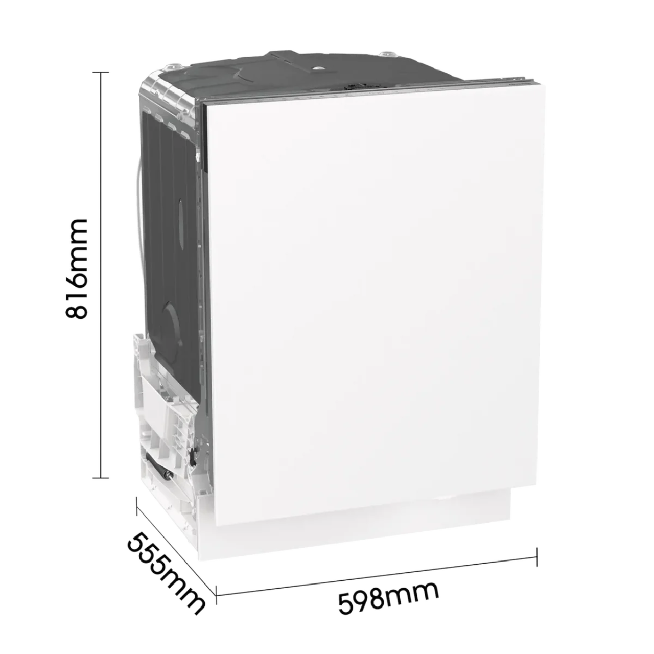 Hisense HV693C60UK Wifi Connected Fully Integrated Full Size Dishwasher - Stainless Steel Control Panel (EX-DISPLAY/A)