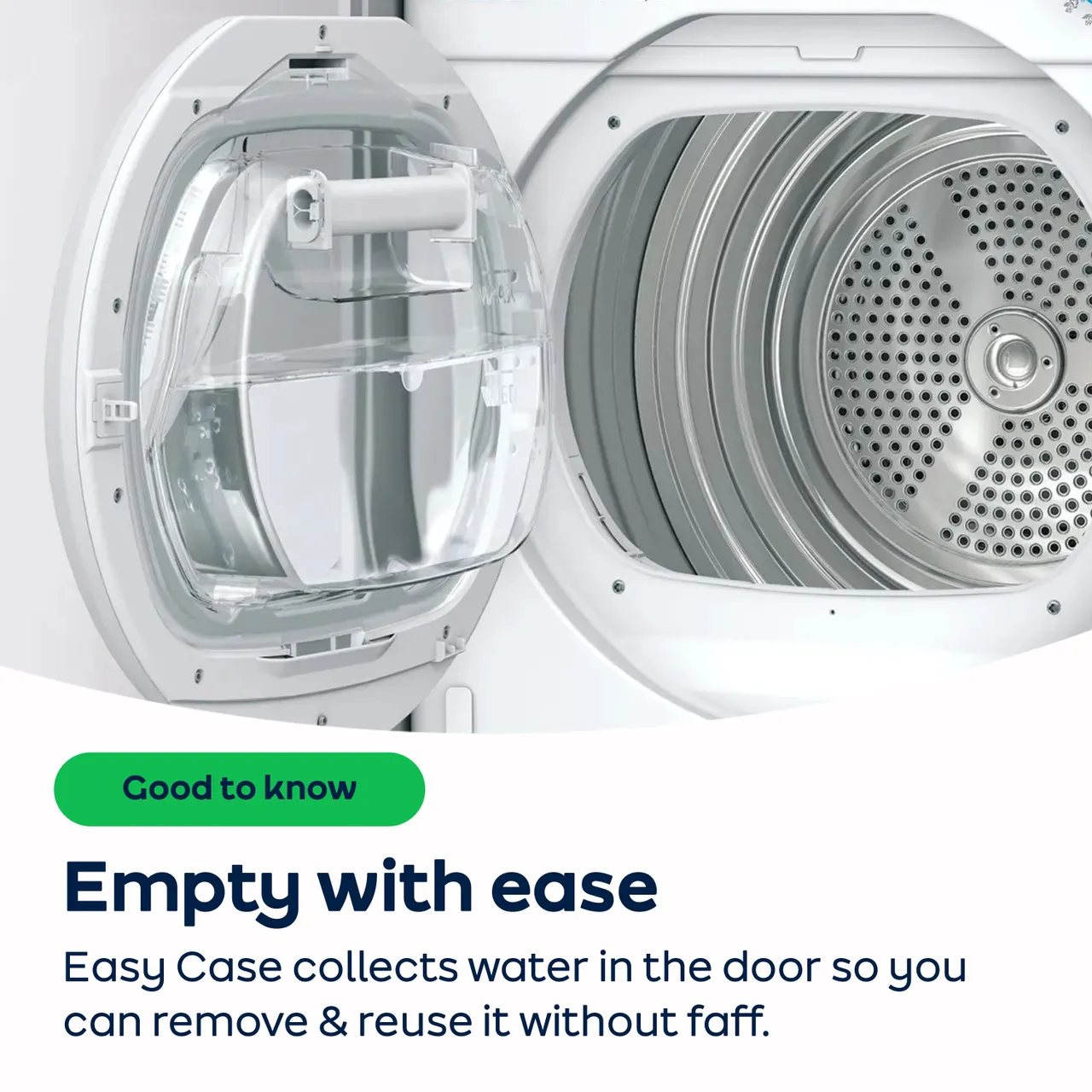 Candy Smart CSEH8A2LE 8Kg Heat Pump Tumble Dryer - White - A++ Rated (EX-DISPLAY/B)