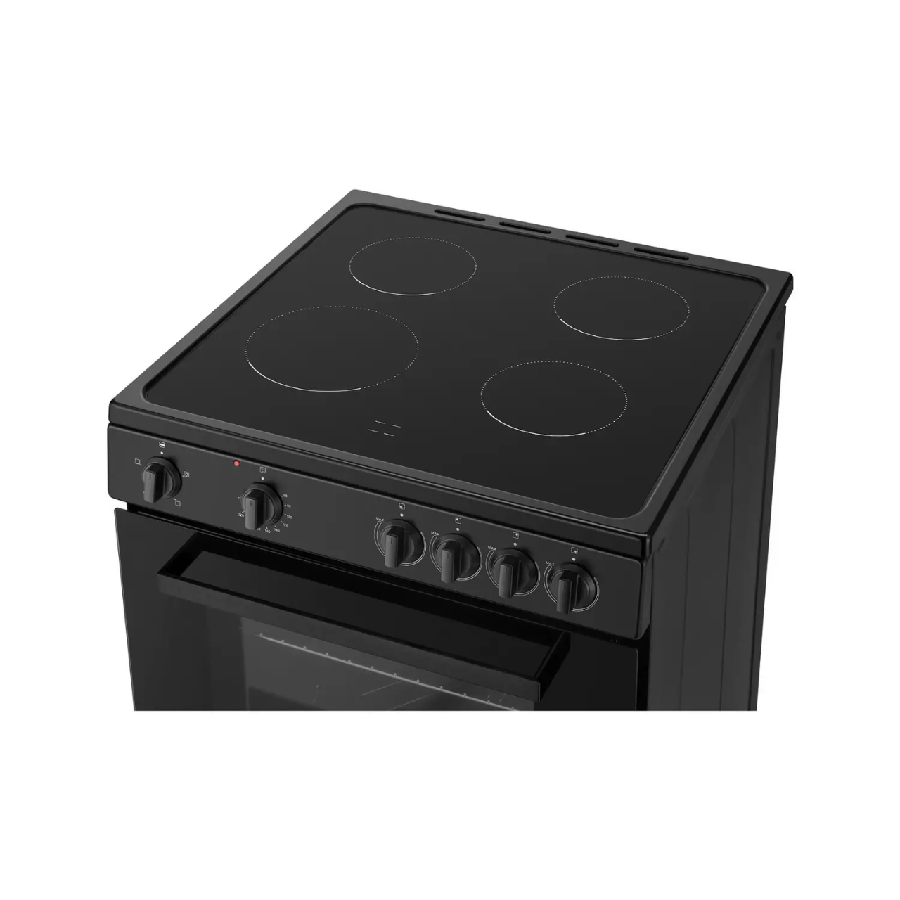 Bush B60SCBX 60cm Single Cavity Electric Cooker - Black - A Rated (EX-DISPLAY/B)