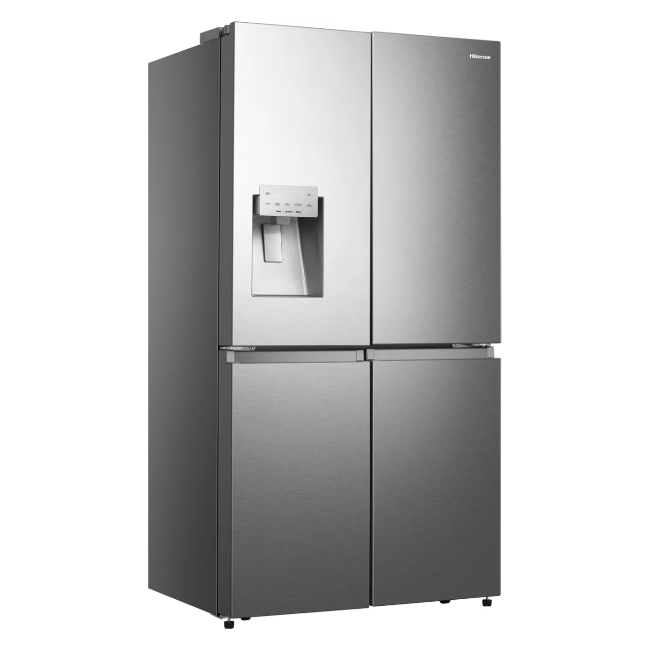 Hisense PureFlat Infinite RQ760N4SASE Wifi Connected Non-Plumbed Total No Frost American Fridge Freezer - Stainless Steel - E Rated (EX-DISPLAY/B)