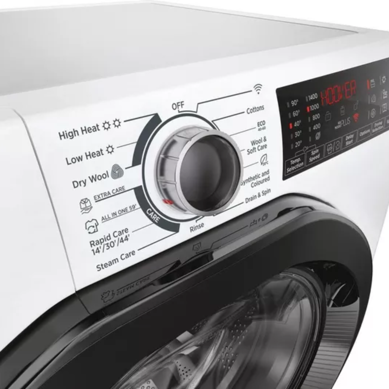 HOOVER H Wash&Dry 350 H3DPS4966TAMB-80 9 kg / 6 kg Washer Dryer - White - D Rated [Wash&Dry], A Rated [Wash Only] (EX-DISPLAY/B)