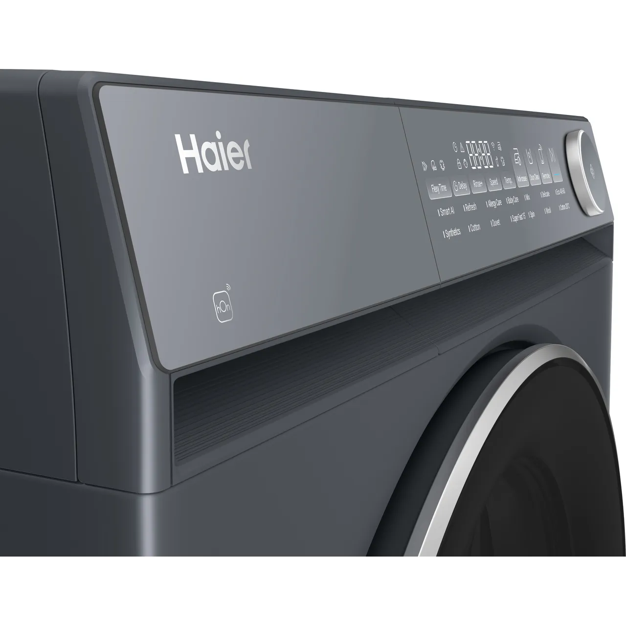 Haier X Series 7 HW90-B14367GTUUK 9kg WiFi Connected Washing Machine with 1400 rpm - Graphite - A Rated (EX-DISPLAY/A)