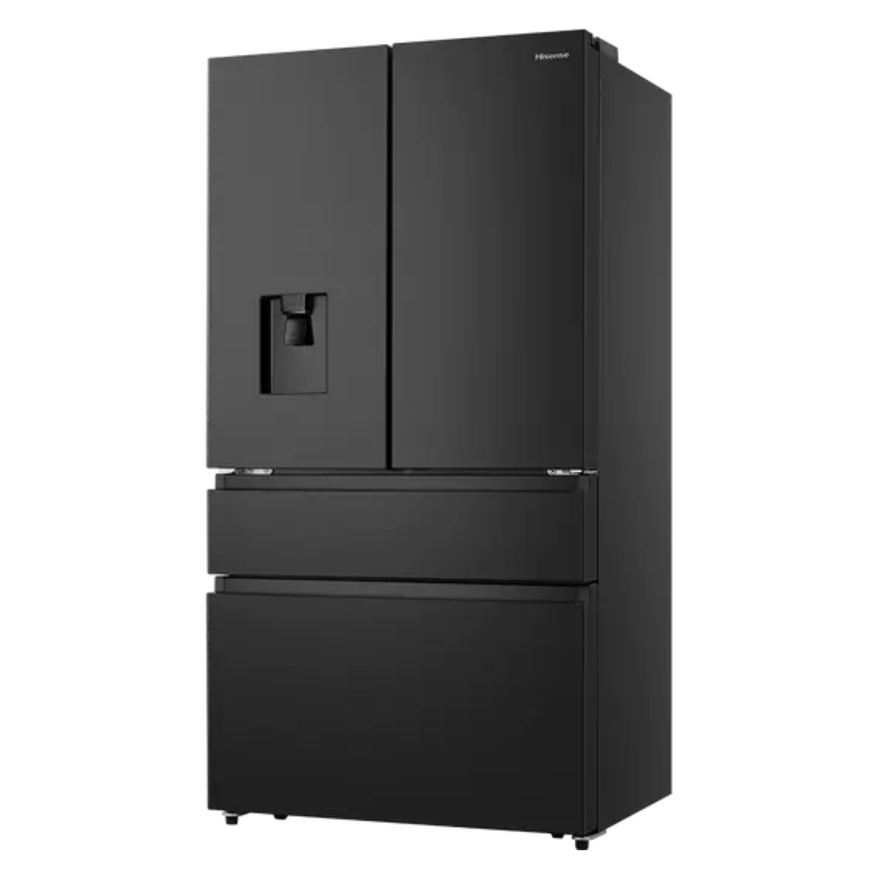 Hisense PureFlat RF749N4SWFE Non-Plumbed Frost Free American Fridge Freezer - Black / Stainless Steel (EX-DISPLAY/C)