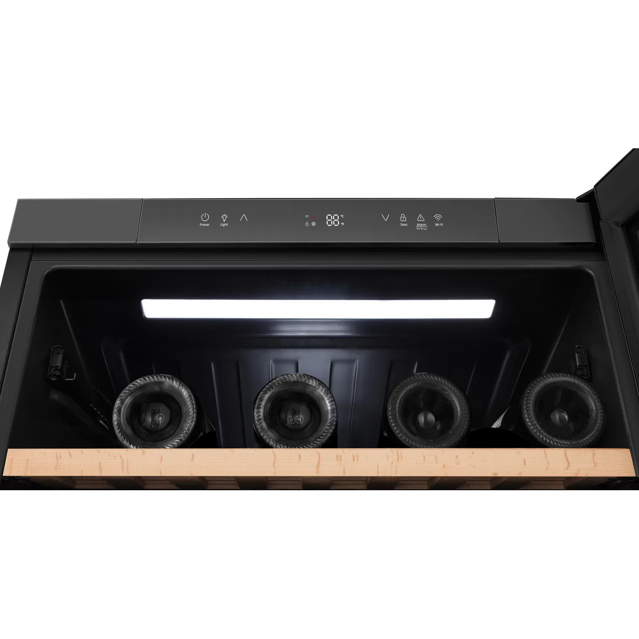 Hisense RW3N132GSLF Built In Wine Cooler - Black - F Rated (EX-DISPLAY/B)
