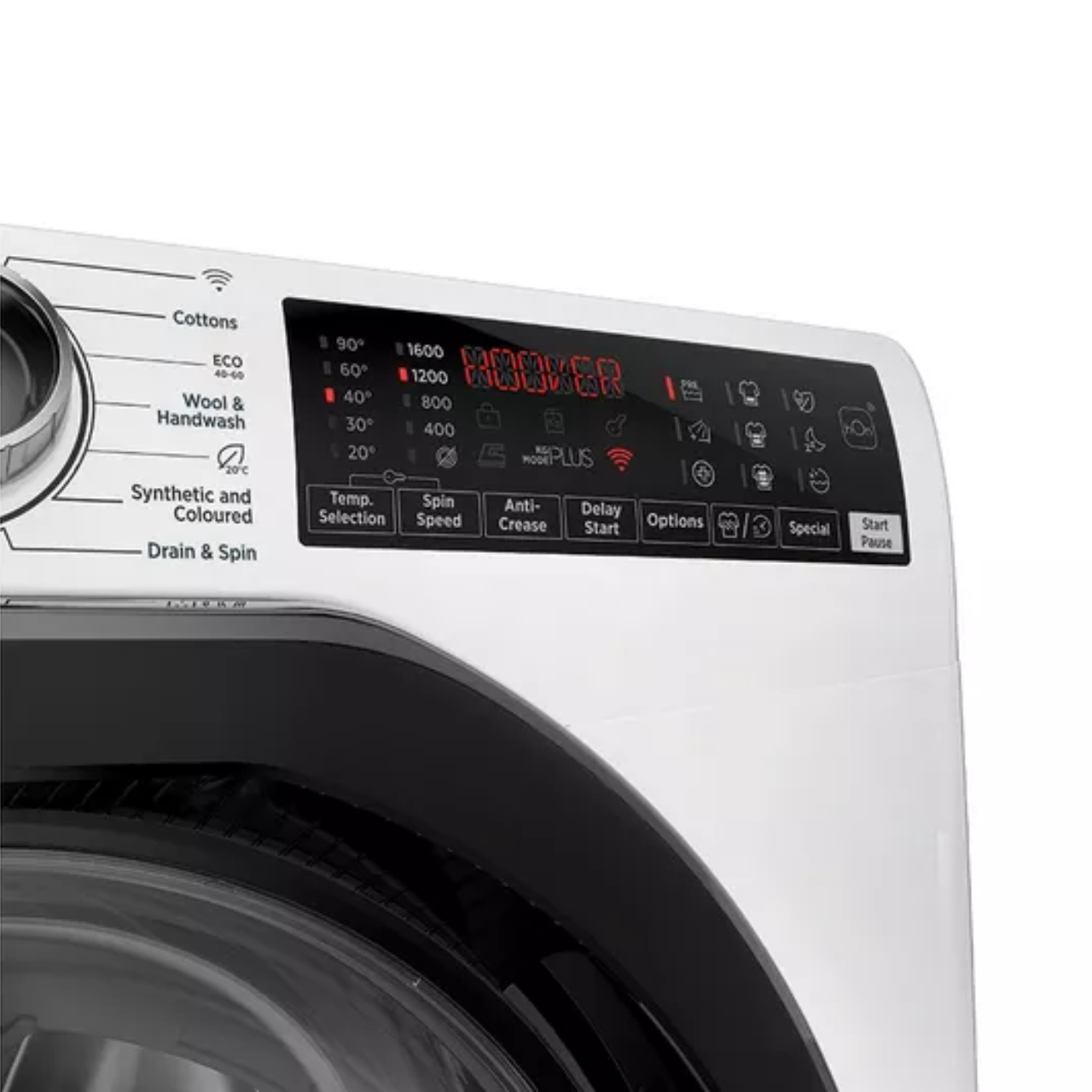 HOOVER H-Wash 350 H3WPS6106TAMB6-80 WiFi-enabled 10kg 1600rpm Washing Machine - White - A Rated (EX-DISPLAY/B)