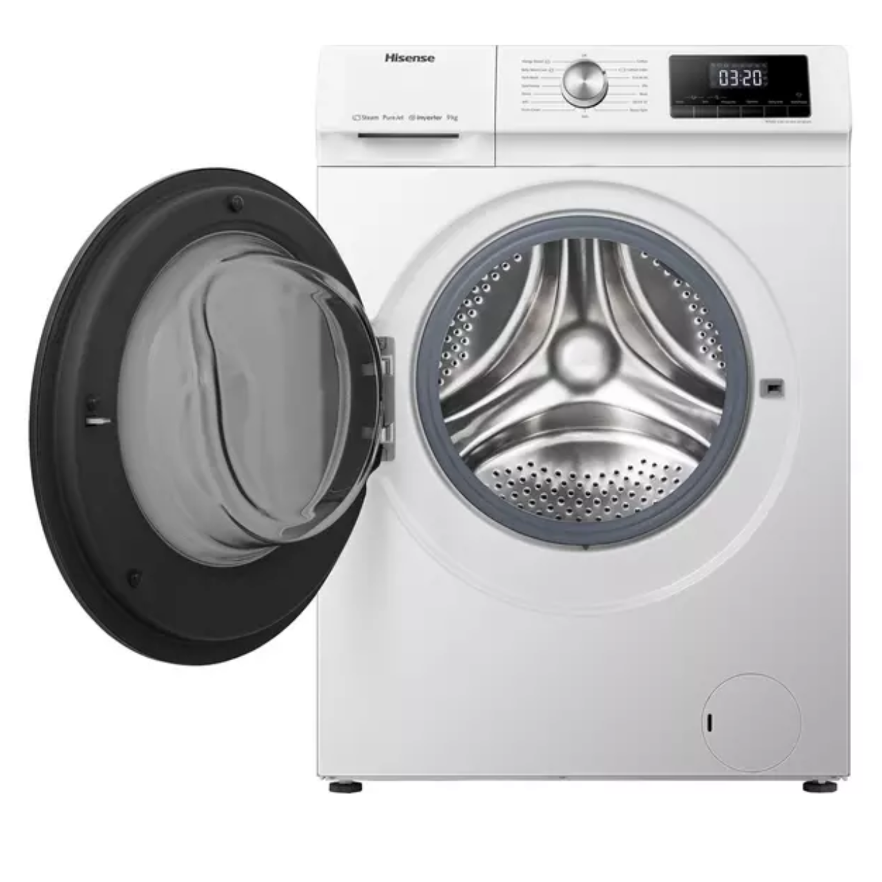 Hisense 3 Series WFQA9014EVJM 9kg Washing Machine with 1400 rpm - White - A Rated (EX-DISPLAY/C)