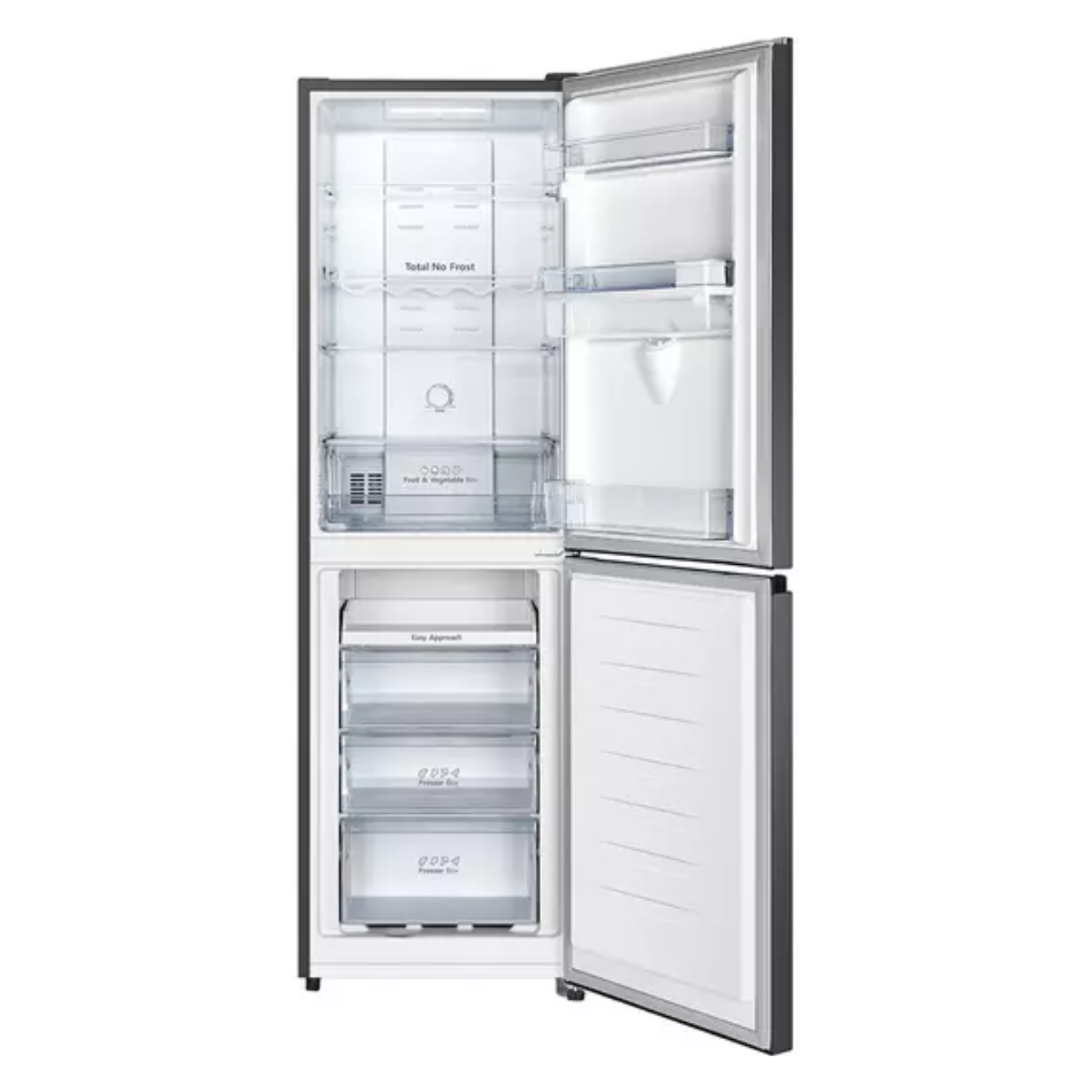 Hisense RB327N4WBE 50/50 No Frost Fridge Freezer - Black (EX-DISPLAY/B)