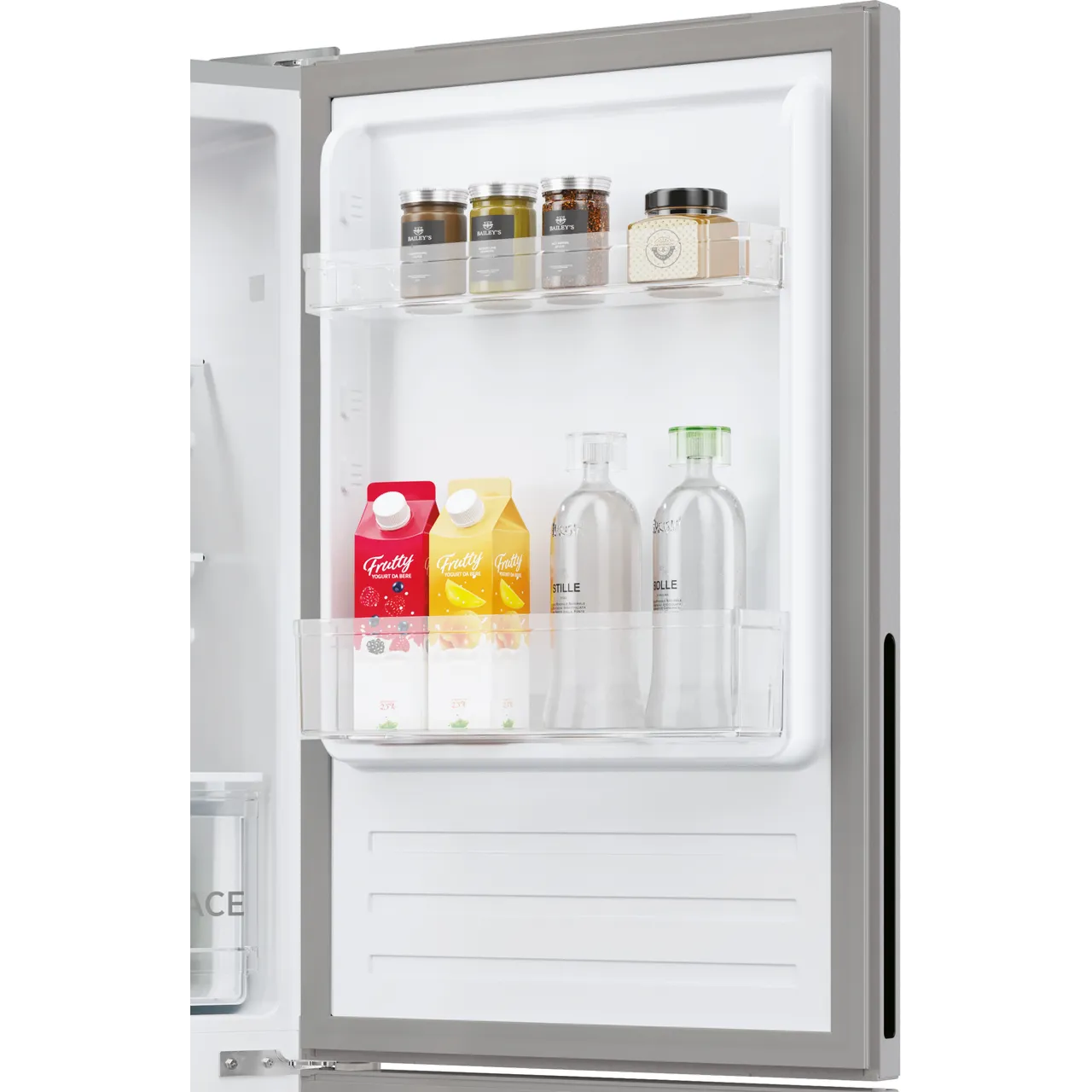 Hoover H-FRIDGE 300 HOCT3L517ESK-1 176cm 50/50 Fridge Freezer - Silver - E Rated (EX-DISPLAY/B)