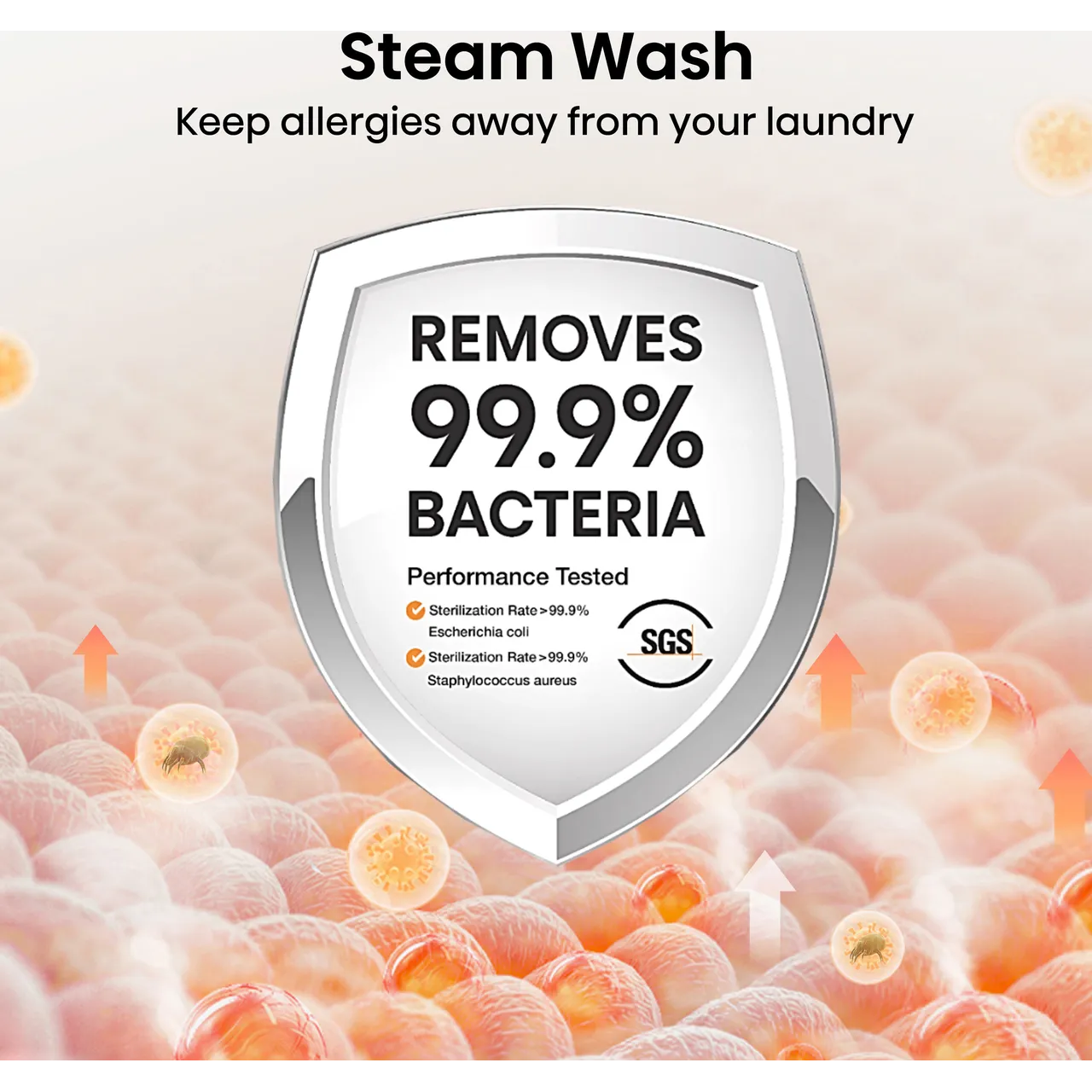 Hisense 5S Series WD5S1045BT Wifi Connected 10.5Kg / 6Kg Washer Dryer with 1400 rpm - Titanium - D Rated [Wash&Dry], A Rated [Wash Only] (EX-DISPLAY/B)