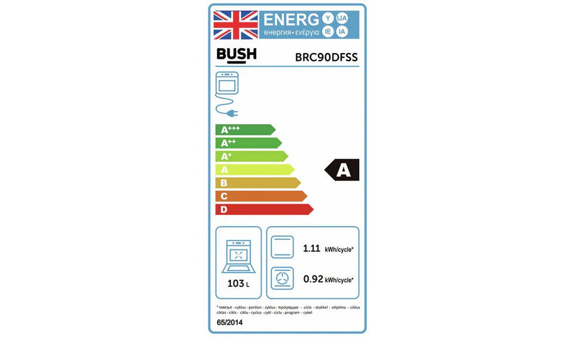 Bush BRC90DFSS 90cm Dual Fuel Range Cooker - Stainless Steel (EX-DISPLAY/A)