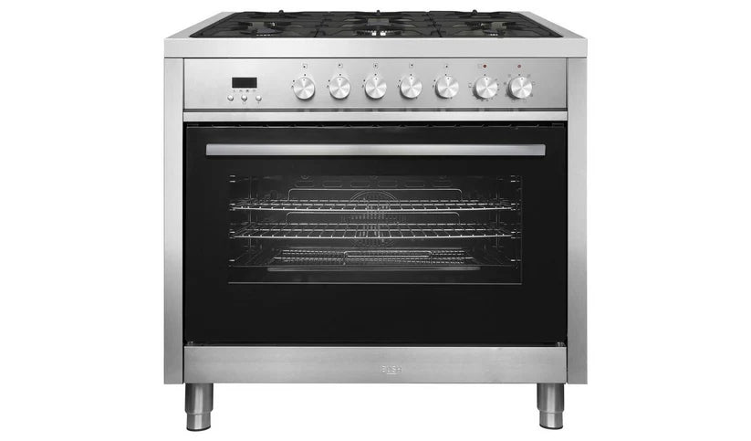 Bush BRC90DFSS 90cm Dual Fuel Range Cooker - Stainless Steel (EX-DISPLAY/A)