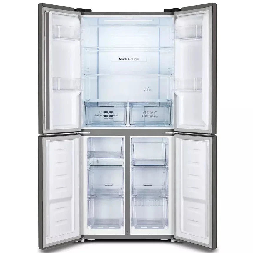 Fridgemaster MQ79394ES Total No Frost American Fridge Freezer - Silver (EX-DISPLAY/C)