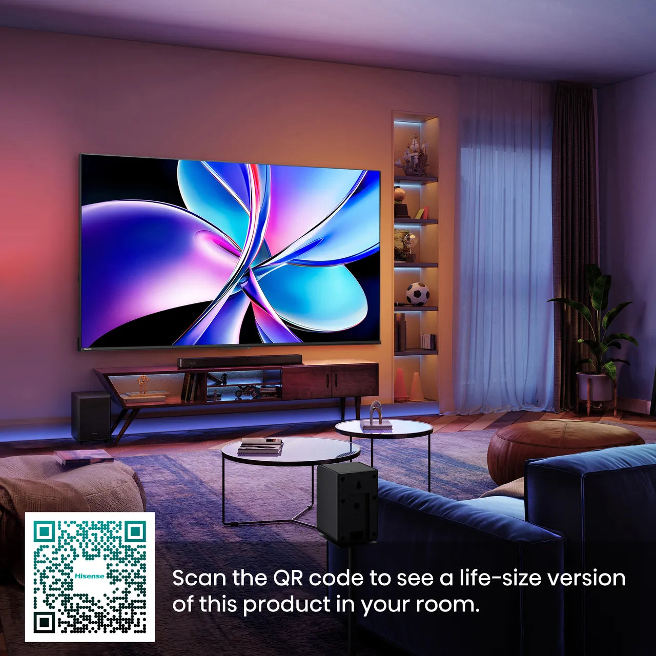 Hisense E78Q 85" 4K Ultra HD QLED Smart Freely TV [2025] - 85E78QTUK PRO