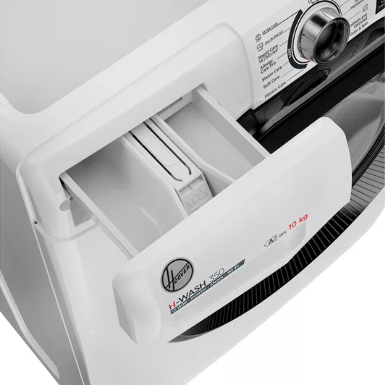 HOOVER H-Wash 350 H3WPS6106TAMB6-80 WiFi-enabled 10kg 1600rpm Washing Machine - White - A Rated (EX-DISPLAY/B)