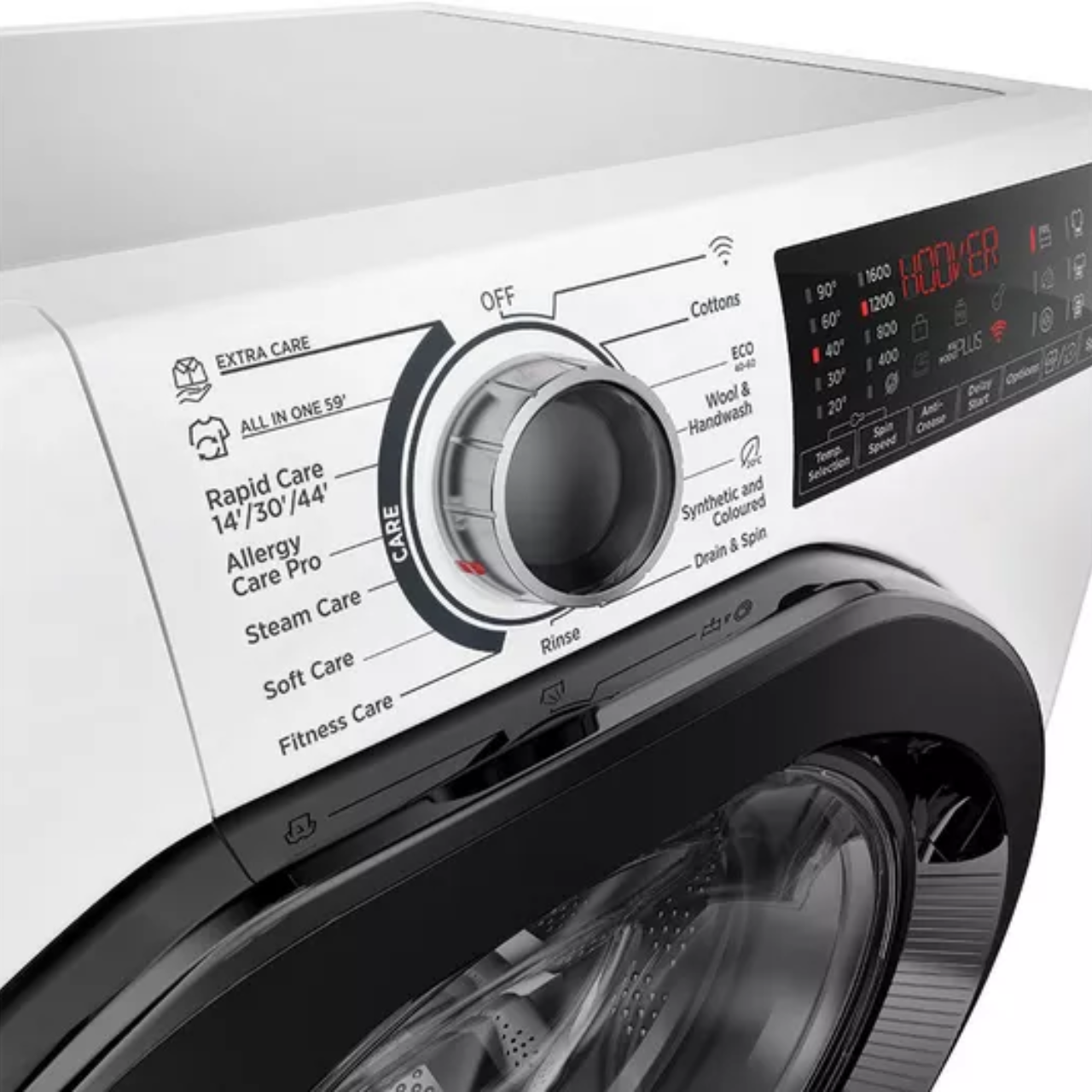 HOOVER H-Wash 350 H3WPS696TAMB6-80 WiFi-enabled 9 kg 1600rpm Washing Machine - White - A Rated (EX-DISPLAY/C)