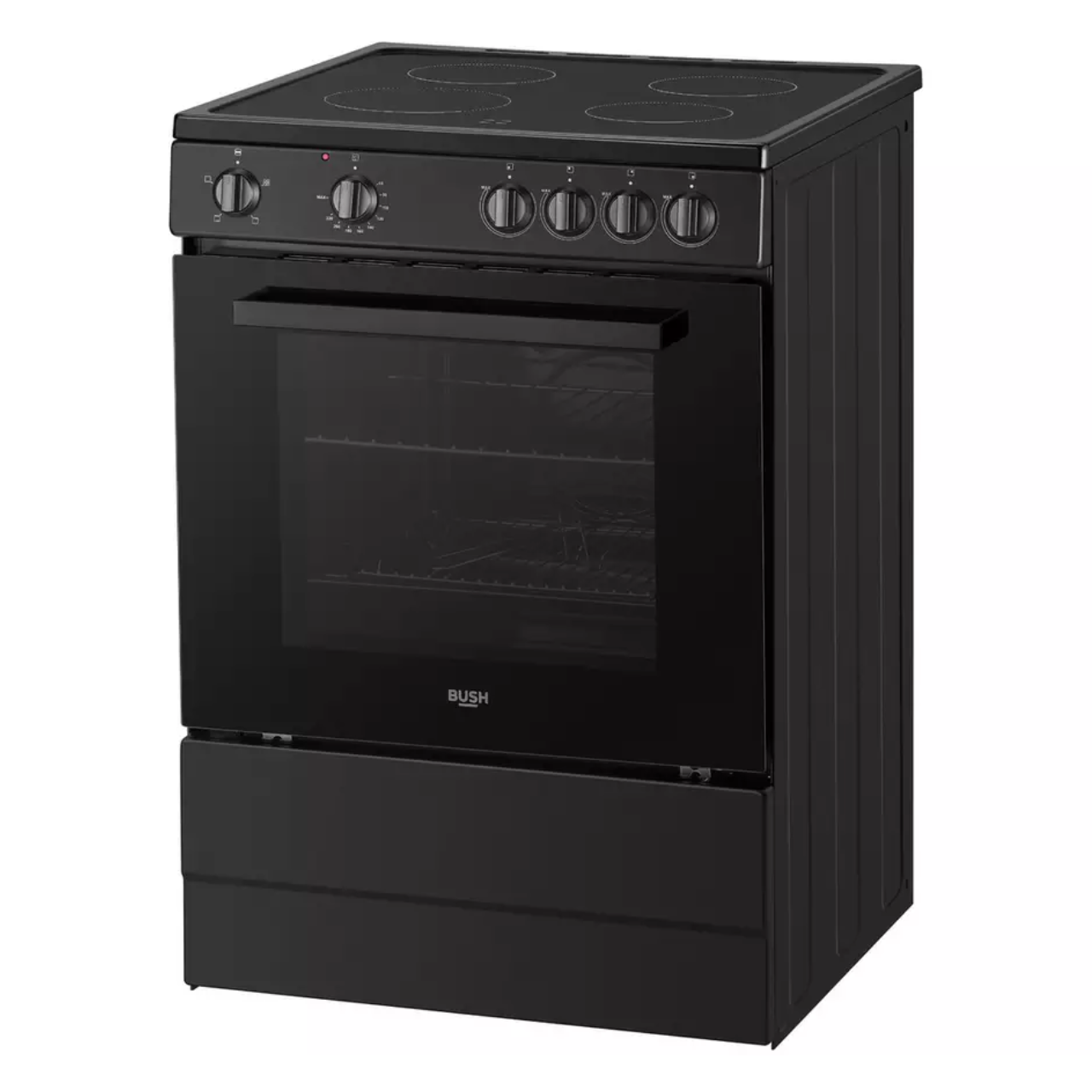 Bush B60SCBX 60cm Single Cavity Electric Cooker - Black - A Rated (EX-DISPLAY/B)