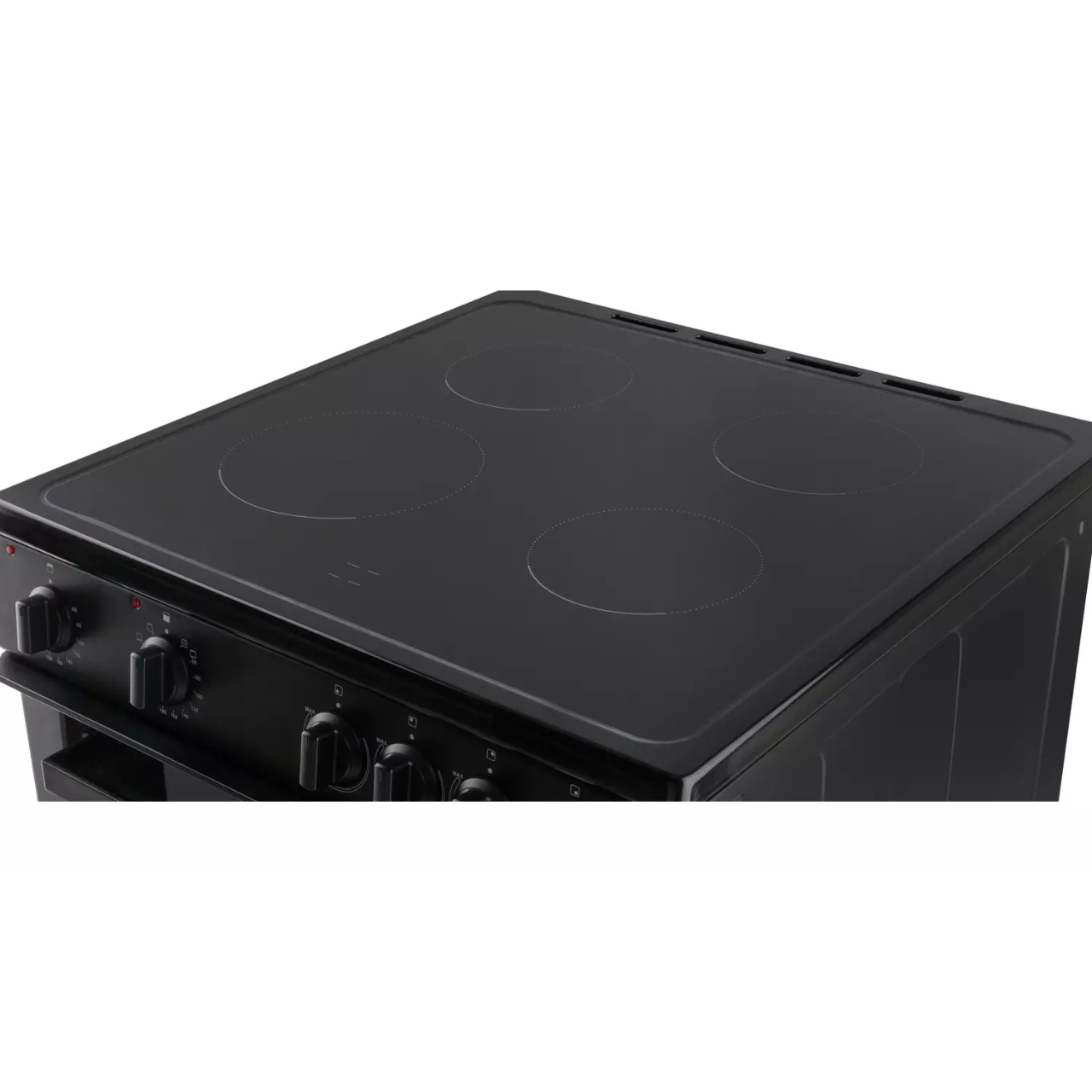 Bush B60TCBX 60cm Twin Cavity Electric Cooker - Black - A Rated (EX-DISPLAY/B)