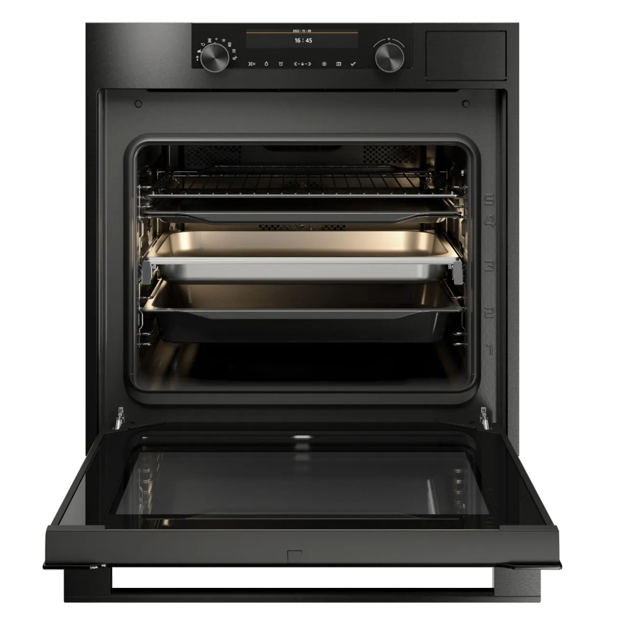 ASKO OCS8687B Built In Steam Combi Oven - Black Steel (EX-DISPLAY/A)