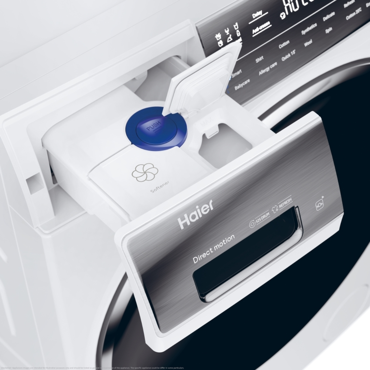 Haier HWD100BD14979NUK Wifi Connected 10Kg / 6Kg Washer Dryer with 1400 rpm - White - A Rated [Wash Only] (EX-DISPLAY/C)
