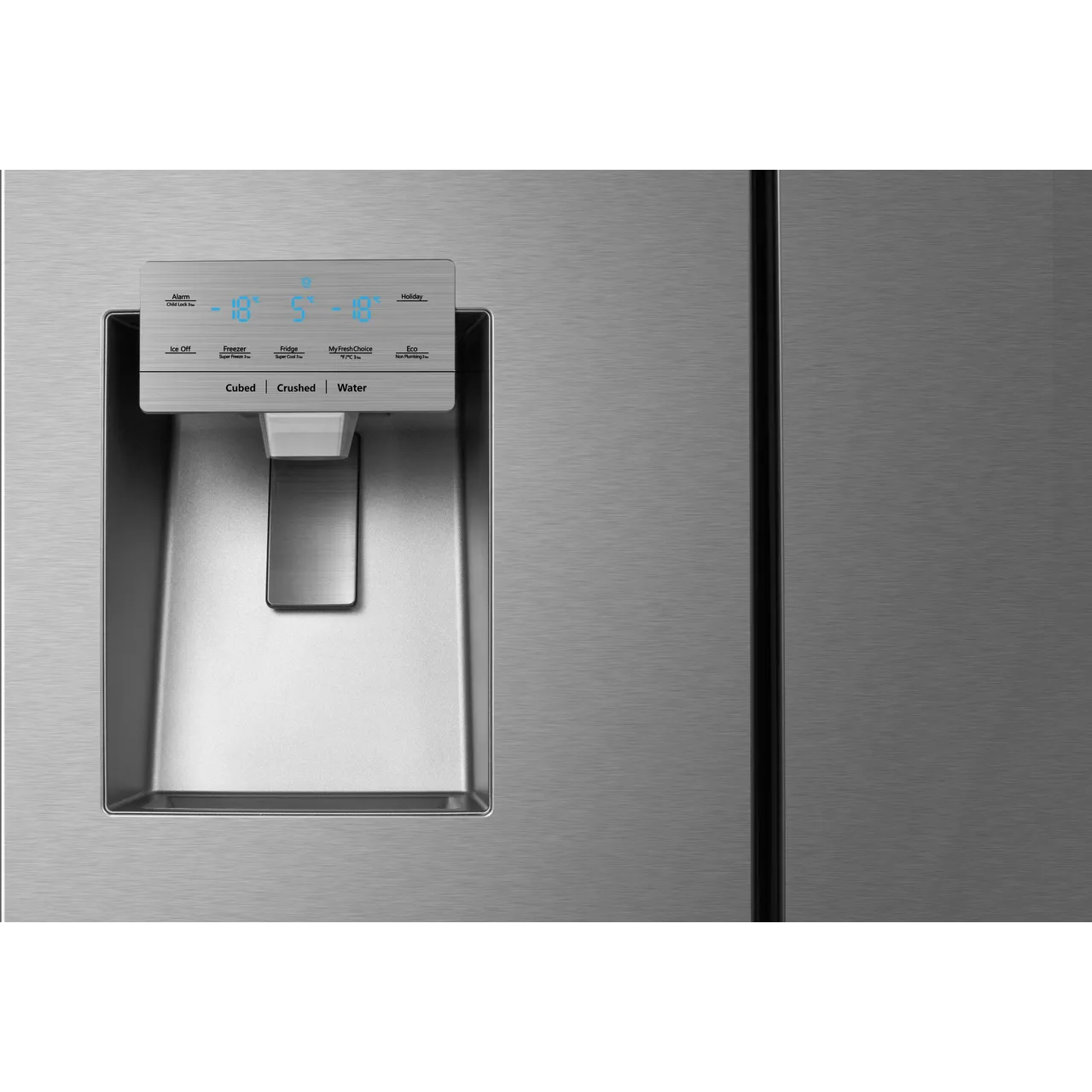 Hisense RF728N4SASE Total No Frost American Fridge Freezer - Stainless Steel (EX-DISPLAY/B)