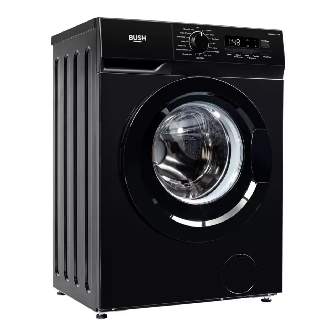 Bush WMSAA714EB 7KG 1400 Spin Washing Machine - Black - A Rated (EX-DISPLAY/B)
