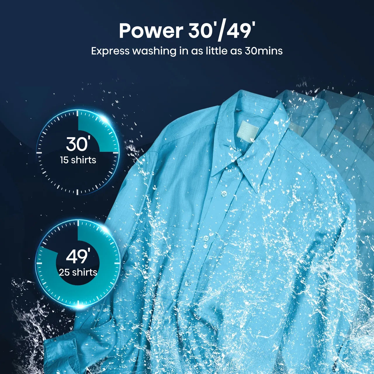 Hisense 1Q Series WF1Q8041BW 8kg Washing Machine with 1400 rpm - White - A Rated