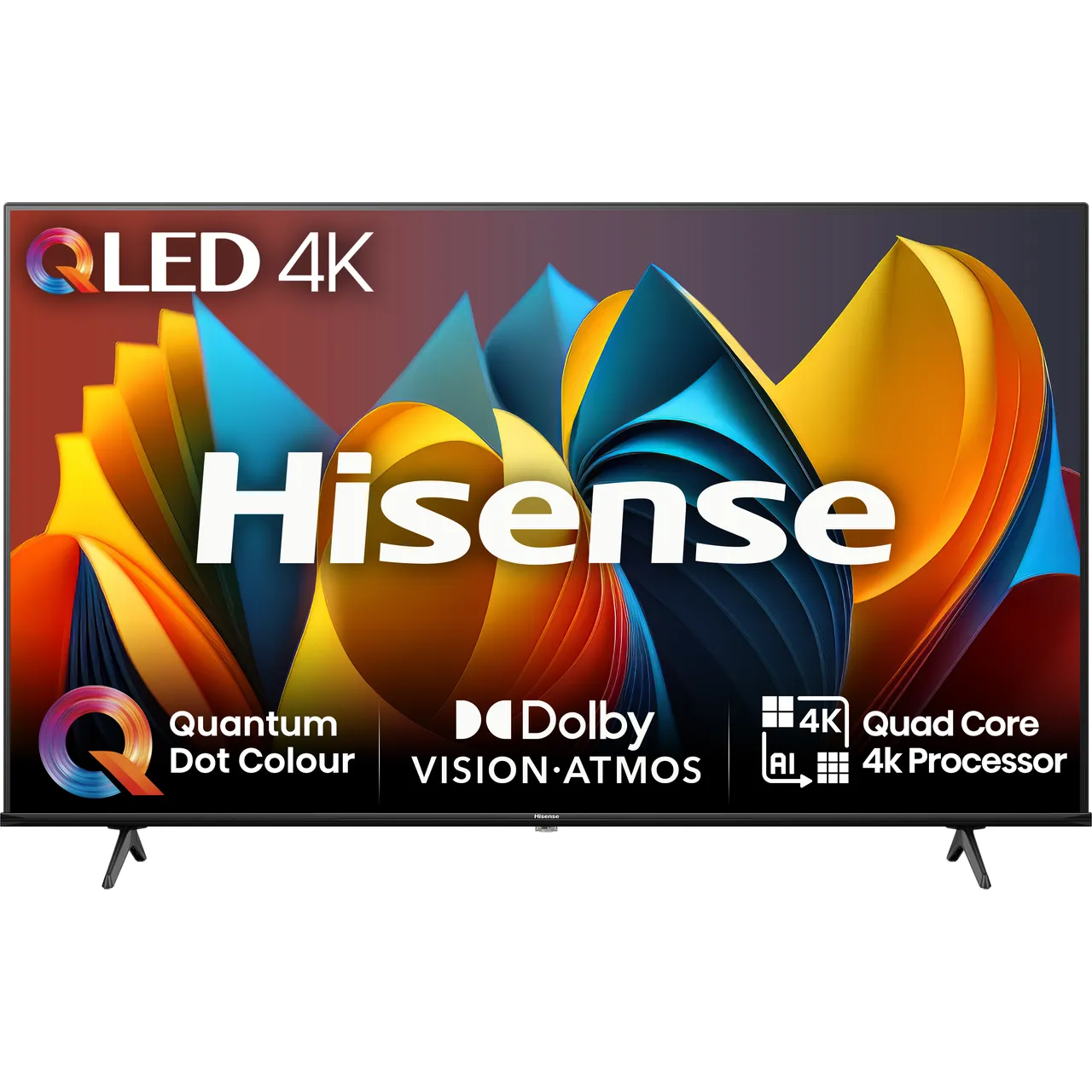 Hisense E7NQTUK 55" 4K Ultra HD QLED Smart Freely TV [2024] - 55E7NQTUK